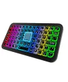 Kompakt Siyah Rgb Işıklı Bluetooth Mini Klavye