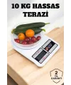 Kompakt Tasarım Ve Tek Tuşla Sıfırlama Özelliğiyle Kullanımı Kolay Mutfak Tartısı