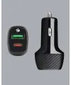 Kompakt Tasarımlı Type-c + Usb Girişli Araç Şarj Başlığı