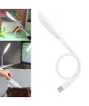 Kompakt USB Beyaz 14 Ledli 3 Kademeli Dokunmatik Okuma Lambası
