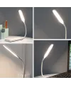 Kompakt USB Beyaz 14 Ledli 3 Kademeli Dokunmatik Okuma Lambası