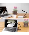 Kompakt USB Siyah 14 Ledli 3 Kademeli Dokunmatik Okuma Lambası