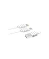 Konfulon S56 2in1 (Lightning-Micro USB) Kablo 1.2M 2.1A