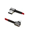 Konfulon S73 Micro USB Kablo 1M 2.1A - Kırmızı