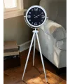 Kontrast Tasarım Beyaz Tripod Ayaklı Saat