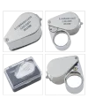 Kontrol, Için Özel Kutulu Metal Işıklı Lup 30x21