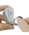 Kontrol, Için Özel Kutulu Metal Işıklı Lup 30x21