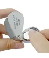 Kontrol Için Özel Kutulu Metal Işıklı Lup 30X21