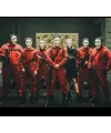 Koreli Hırsız Teatral Hahoe Maskesi - Para Heist Maskesi - Dali Maskesi