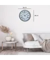 Krem 36 Cm Dekoratif Modern Duvar Saati