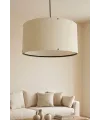 Krem Kumaş Başlıklı Sarkıt Avize 35 CM