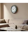 Krom 52 Cm Metal Klasik Duvar Saati