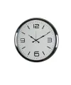Krom 52 Cm Metal Modern Tasarım Duvar Saati