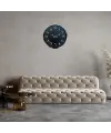Krom Arapça Rakamlı 52 x 52 Cm Duvar Saati