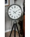 Krom Asalet Tripod Ayaklı Saat