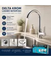 Krom Delta Lavabo Bataryası Aç Kapa Ktx-2639