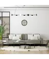 Krom Elegance 40 Cm Metal Duvar Saati