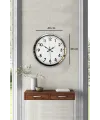 Krom Elegance 40 Cm Metal Standart Duvar Saati
