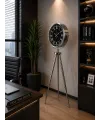 Krom Imperial 150 x 45 Cm Metal Tripod Ayaklı Saat