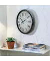 Krom Imperium 52 Cm Metal Dünya Haritası Duvar Saati