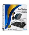 Krom - Metal 2 Katlı Tabaklık - Bulaşıklık