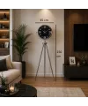 Krom Midnight 150 x 45 Cm Tripod Ayaklı Saat
