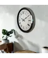 Krom Mnadala Desenli 52 x 52 Cm Duvar Saati