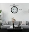 Krom Mnadala Desenli 52 x 52 Cm Duvar Saati