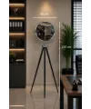 Krom Modern Aynalı Tripod 150 x 45 Cm Ayaklı Saat
