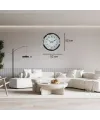 Krom Modern Desenli 52 x 52 Cm Duvar Saati