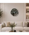 Krom Platinum Aynalı 40 x 40 Cm Duvar Saati