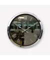 Krom Platinum Aynalı 40 x 40 Cm Duvar Saati