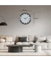 Krom Pure Simple Desenli 52 x 52 Cm Duvar Saati