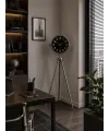 Krom Regal Sılver 150 x 45 Cm Metal Duvar Saati