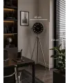 Krom Regal Sılver 150 x 45 Cm Metal Duvar Saati