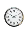 Krom Roma Rakamlı 40 Cm Metal Modern Duvar Saati