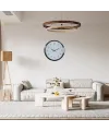 Krom Sade 52 x 52 Cm Duvar Saati