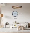 Krom Sade 52 x 52 Cm Duvar Saati