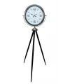 Krom Sade & Şık Tripod Ayaklı Saat