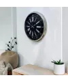 Krom Vıctoria 52 Cm Metal Duvar Saati