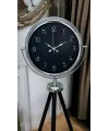 Krom Zarif Tripod Ayaklı Saat