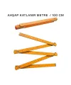 -1083 Ahşap Katlanır Metre ( 1mt )*24x20