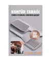 Kuaför Berber Kavisli Kontur Kesim Tarağı 2 li SET