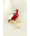 Kuğu Mineli Broş