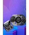Kulak İçi Kablosuz Bluetooth Kulaklık Ve Nfc Ve Gps Özellikli Akıllı Saat Alarm Ve Titreşim