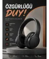 Kulak Üstü Bluetooth Kulaklık Ayarlanabiilir Uzun Pil Ömrü Kablosuz 5.0 Bluetooth