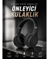 Kulak Üstü Kablosuz Bluetooth Kulaklık Gürültü Önleyici Ayarlanabilir