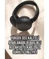 Kulak Üstü Kablosuz Bluetooth Kulaklık Gürültü Önleyici Ayarlanabilir