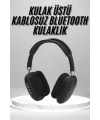 Kulak Üstü Kablosuz Bluetooth Kulaklık Yumuşak Süngerli Sd Kart Girişli