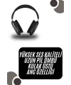 Kulak Üstü Kablosuz Bluetooth Kulaklık Yumuşak Süngerli Sd Kart Girişli